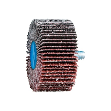 Pferd 2" x 1" Quick Change Flap Wheel - 1/4-20 Thread - Aluminum Oxide - 40 Grit 45369